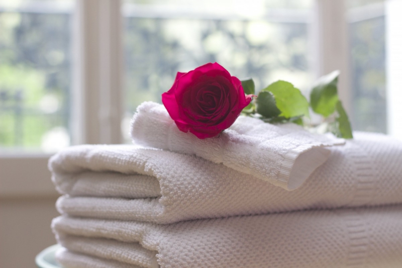 hotel-GONFARON-min_towel_rose_clean_care_salon_spa_white_bath-731641